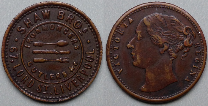 Liverpool, Shaw Bros, ironmongers